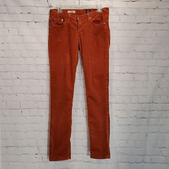 Adriano Goldschmied The Stevie slim straight orange corduroys - Picture 1 of 13